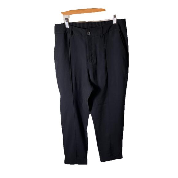 A New Day Black Pants Sz 16 – Elastic‎ Waist, Tapered Ankle Workwear - Picture 1 of 8